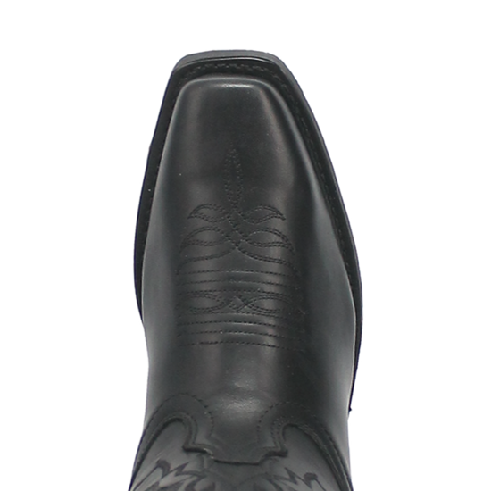 Laredo Ladies Harleigh Square Toe Black Leather Western Boots 51140-BK