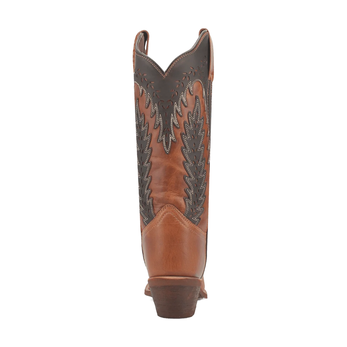 Laredo Ladies Farah Overlay Honey Brown Leather Boots 52213