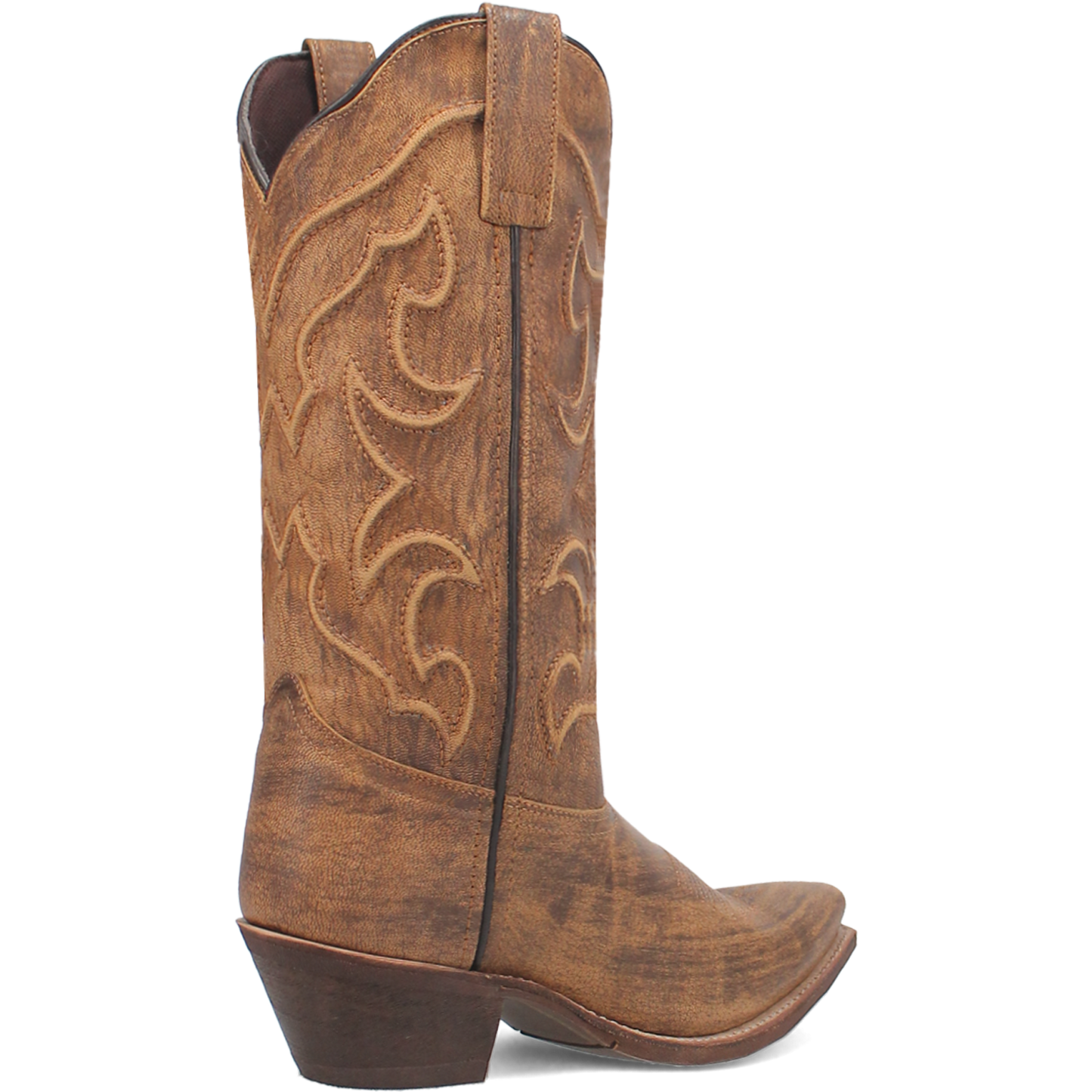 Laredo Ladies Reva Snip Toe Honey Brown Western Boots 54267