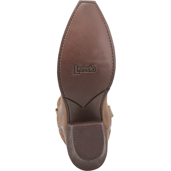 Laredo Ladies Reva Snip Toe Honey Brown Western Boots 54267