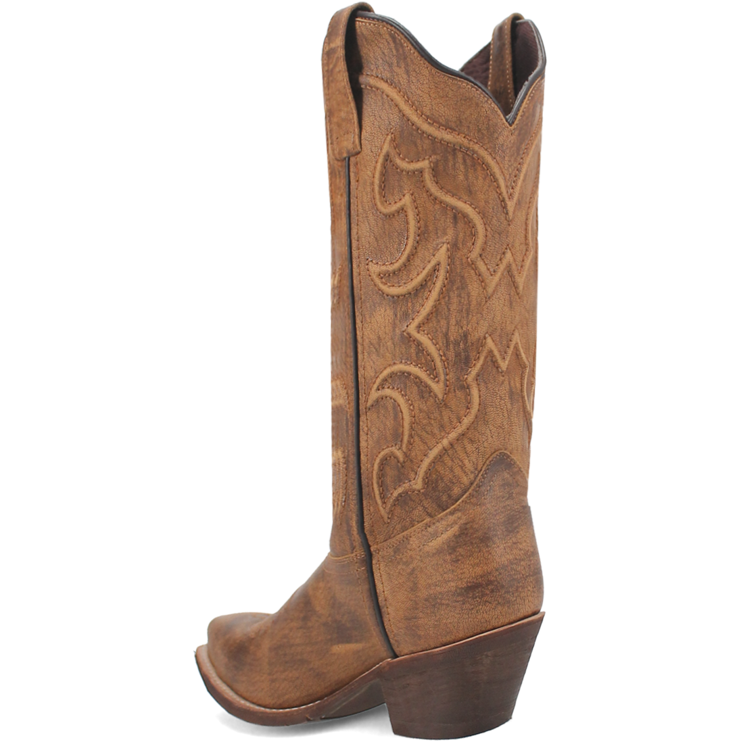 Laredo Ladies Reva Snip Toe Honey Brown Western Boots 54267