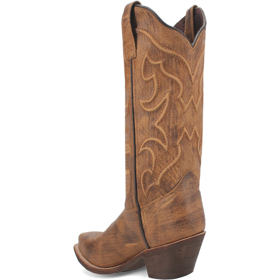 Laredo Ladies Reva Snip Toe Honey Brown Western Boots 54267
