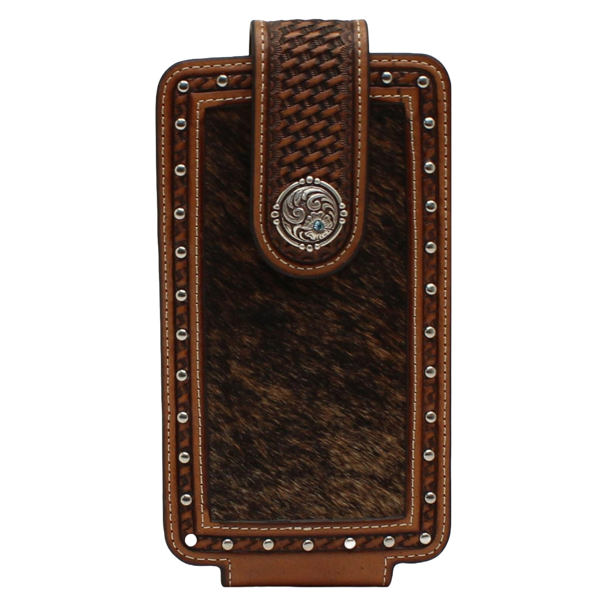 Nocona Hair On Concho Strap Western Cell Phone Case 0696002