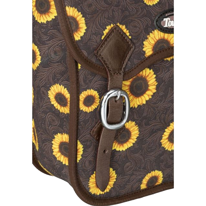 Tough 1 Sunflower Tooled Saddle Bag