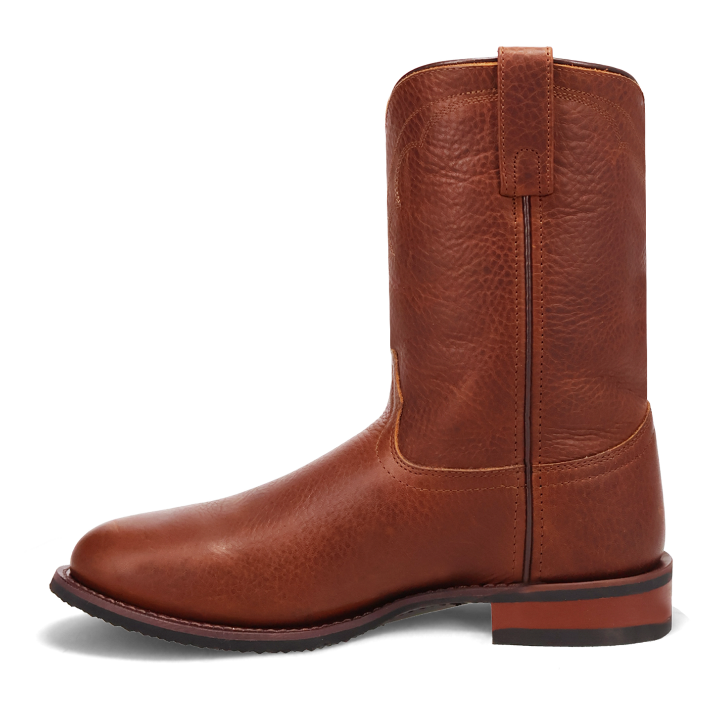 Laredo Men's Vaughn Round Toe Tan Leather Roper Boots 62113