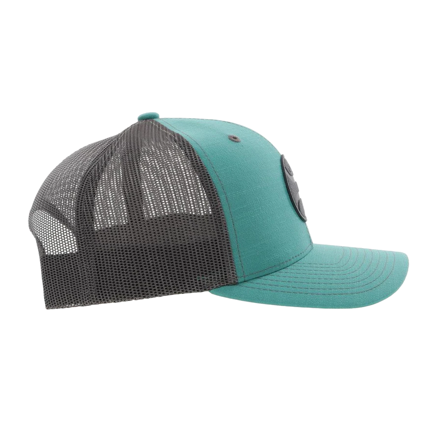 Hooey Men's Blush 6-panel Teal & Grey Trucker Cap 2205T-TLGY