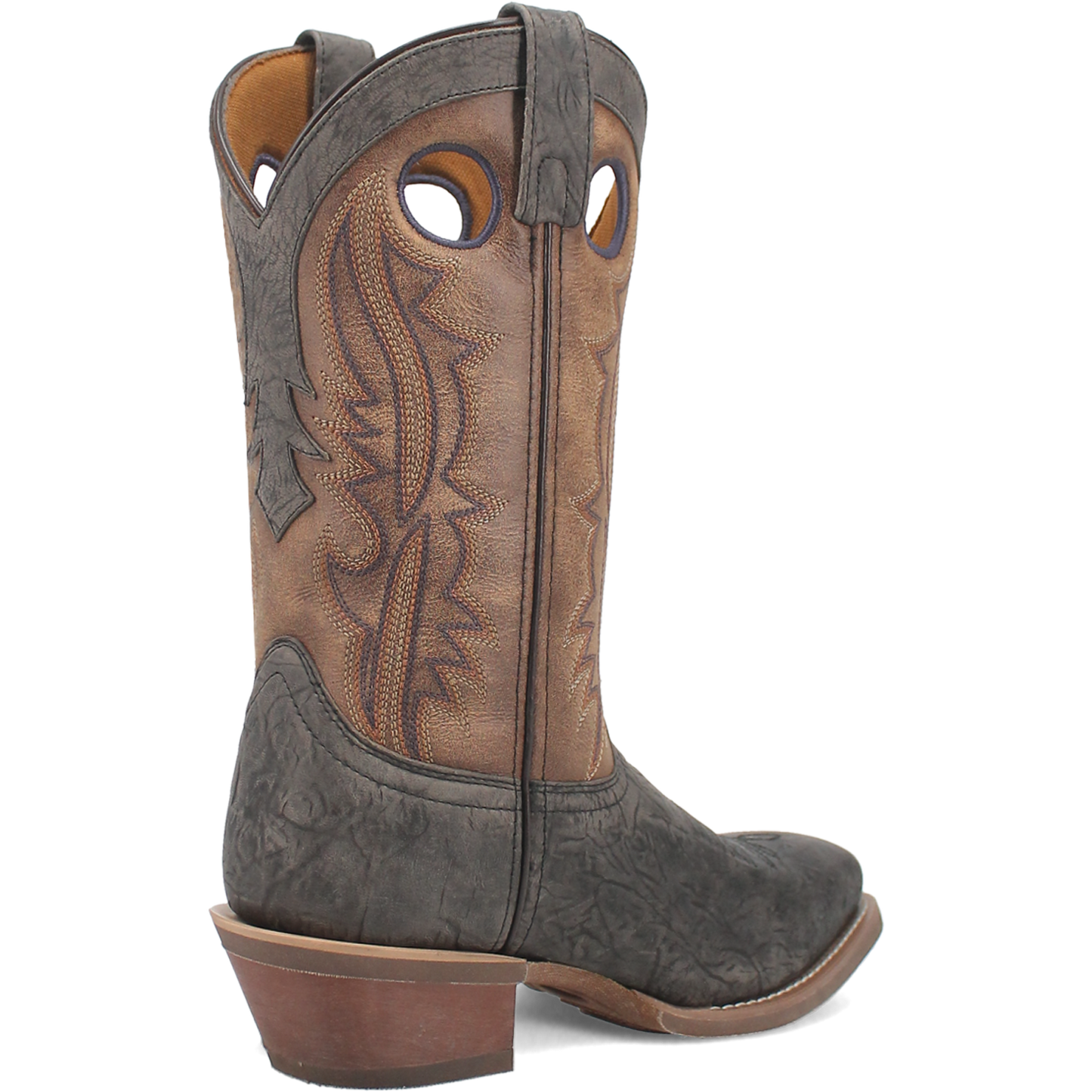 Laredo Men's Walker Square Toe Grey & Tan Leather Boots 68473