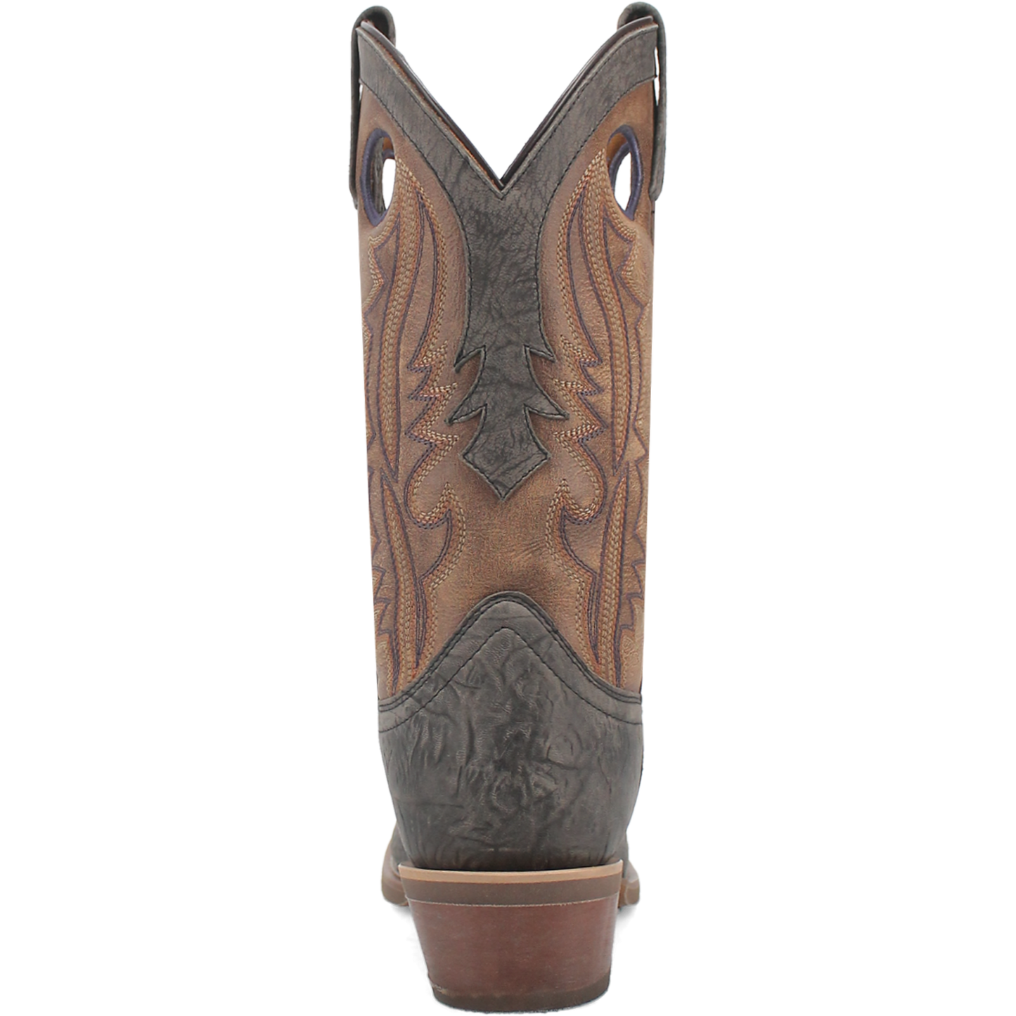 Laredo Men's Walker Square Toe Grey & Tan Leather Boots 68473