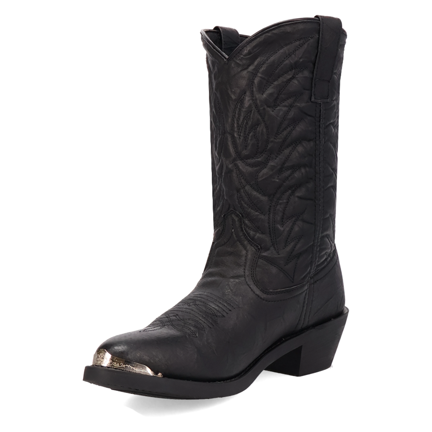 Laredo Ladies East Bound Black Leather Round Toe Boot 68610