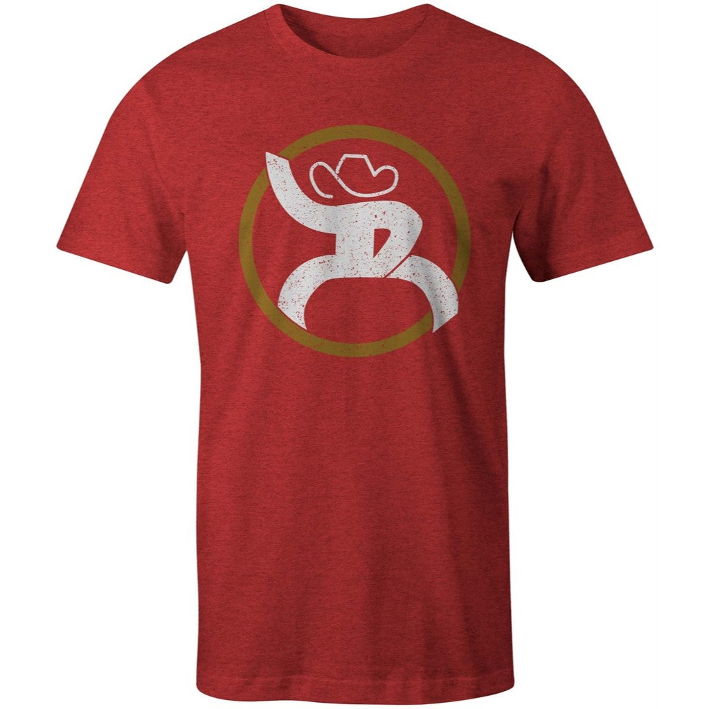 Hooey Men's Roughy 2.0 Graphic Red T-Shirt RT1516RD