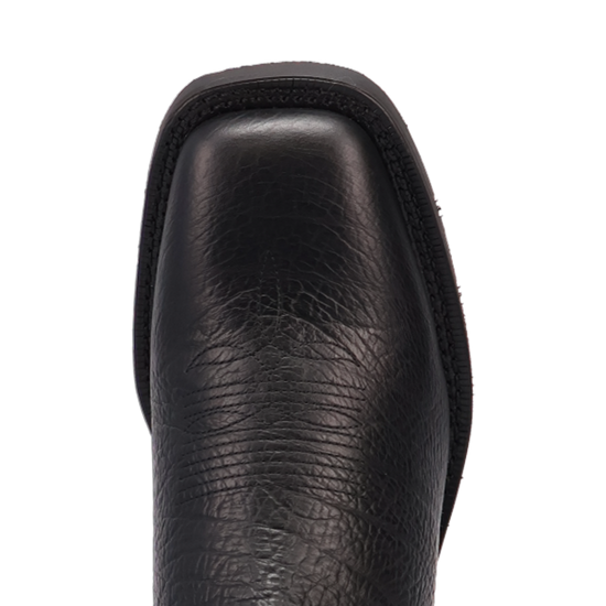 Laredo Men's Devin Black Leather Western Ankle Boot 70008