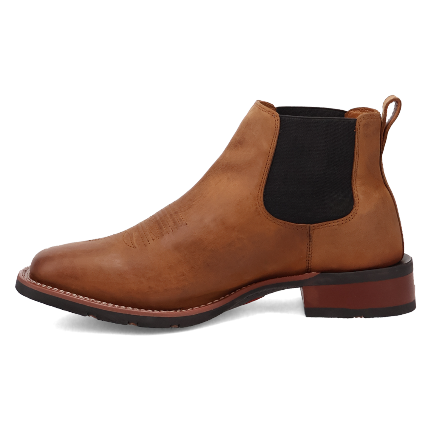 Laredo Men's Devin Tan Leather Western Ankle Boot 70009