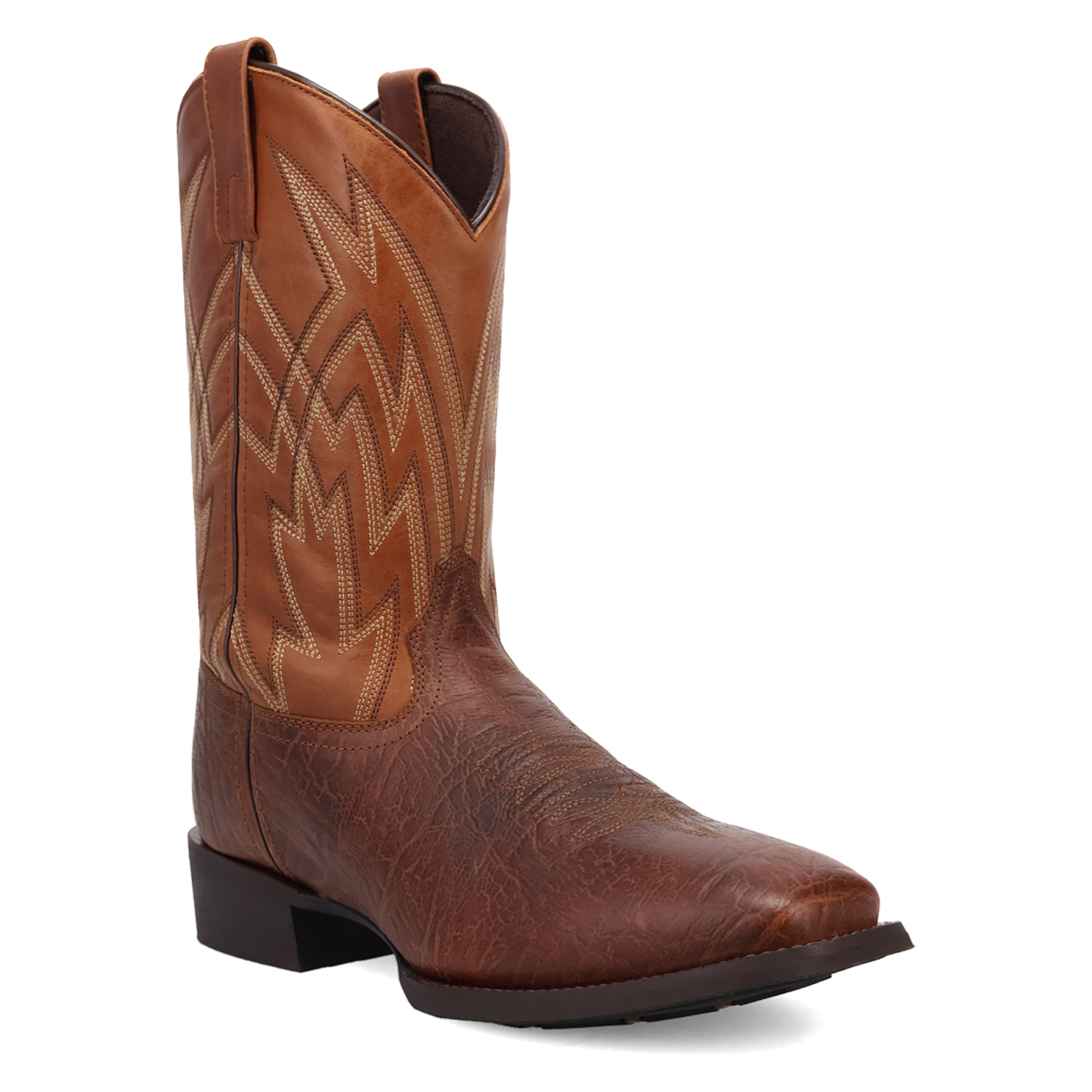 Laredo Men's Latham Briar Tan Square Toe Western Boots 70013