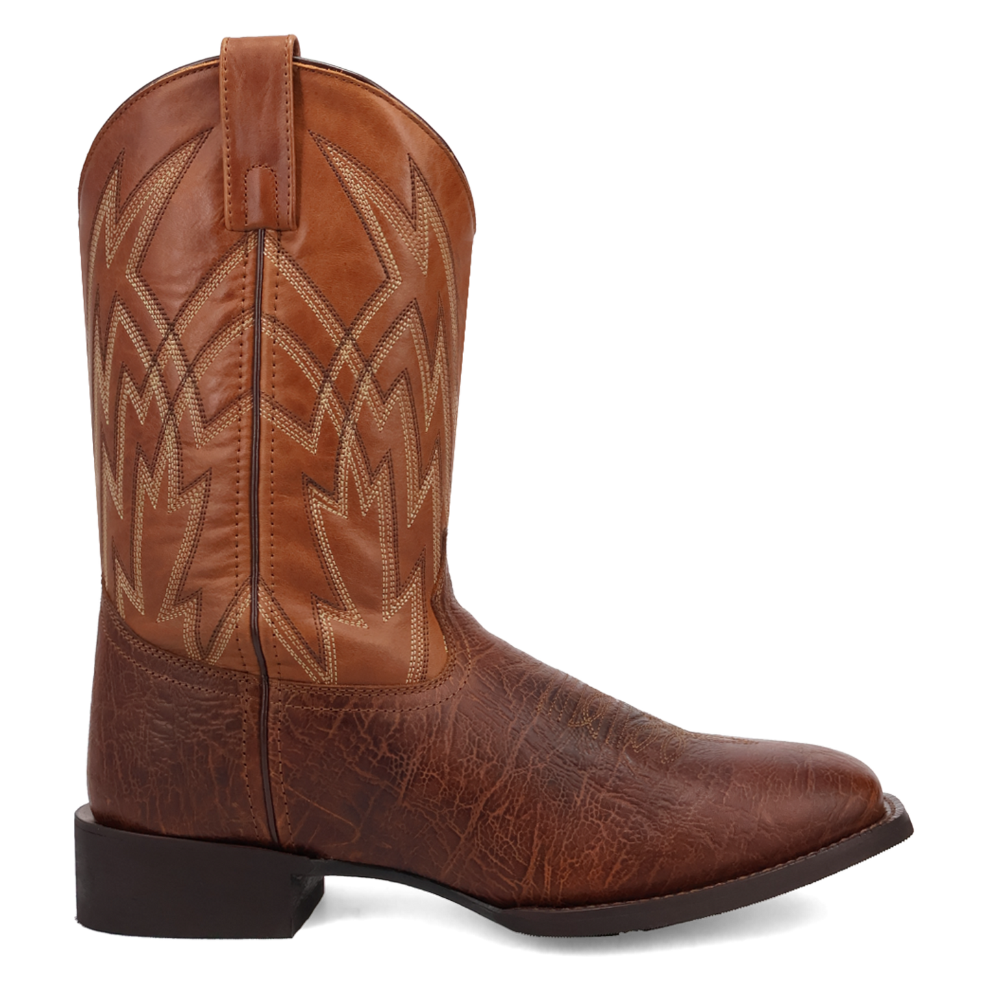Laredo Men's Latham Briar Tan Square Toe Western Boots 70013