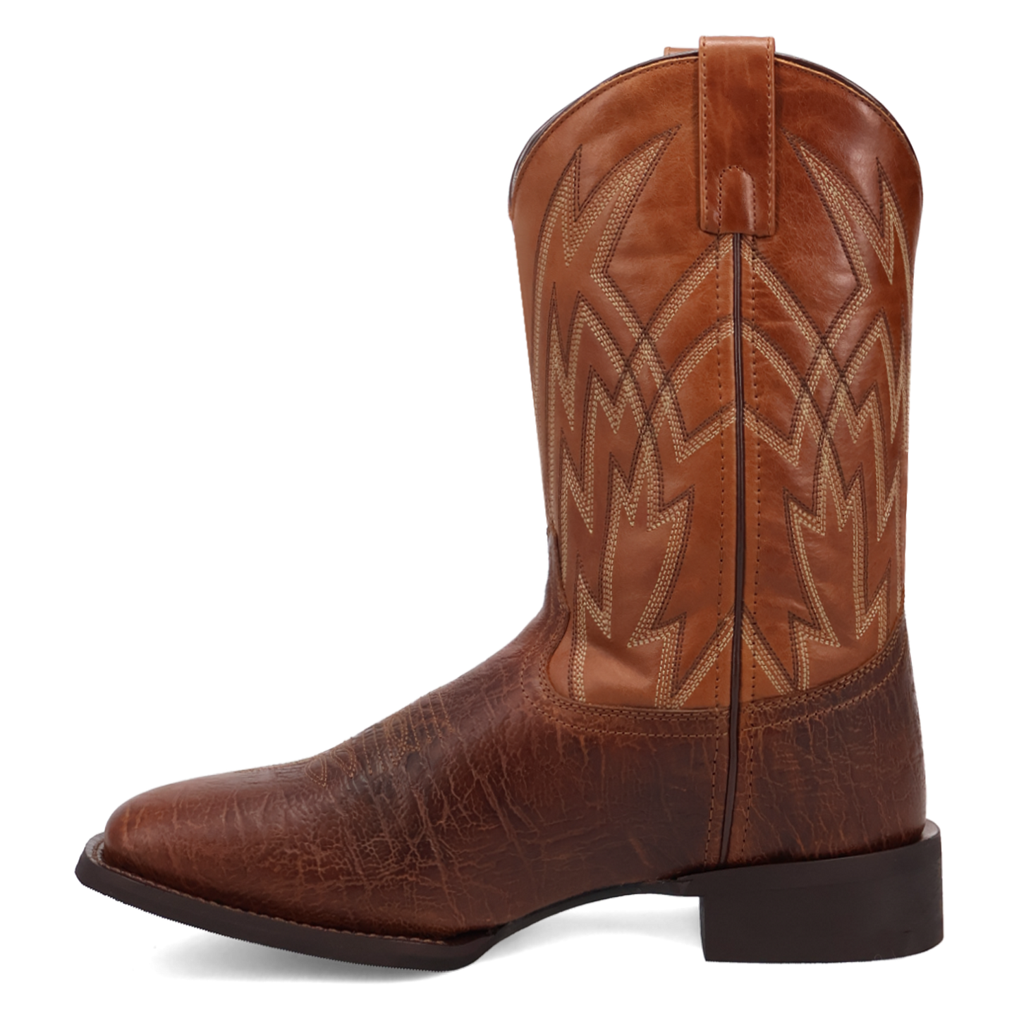Laredo Men's Latham Briar Tan Square Toe Western Boots 70013
