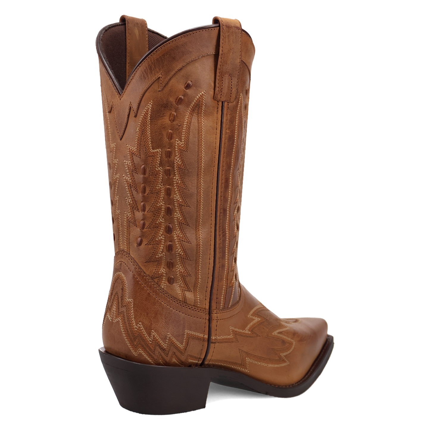 Laredo Men's Silverdale Tan Leather Snip Toe Western Boot 70017