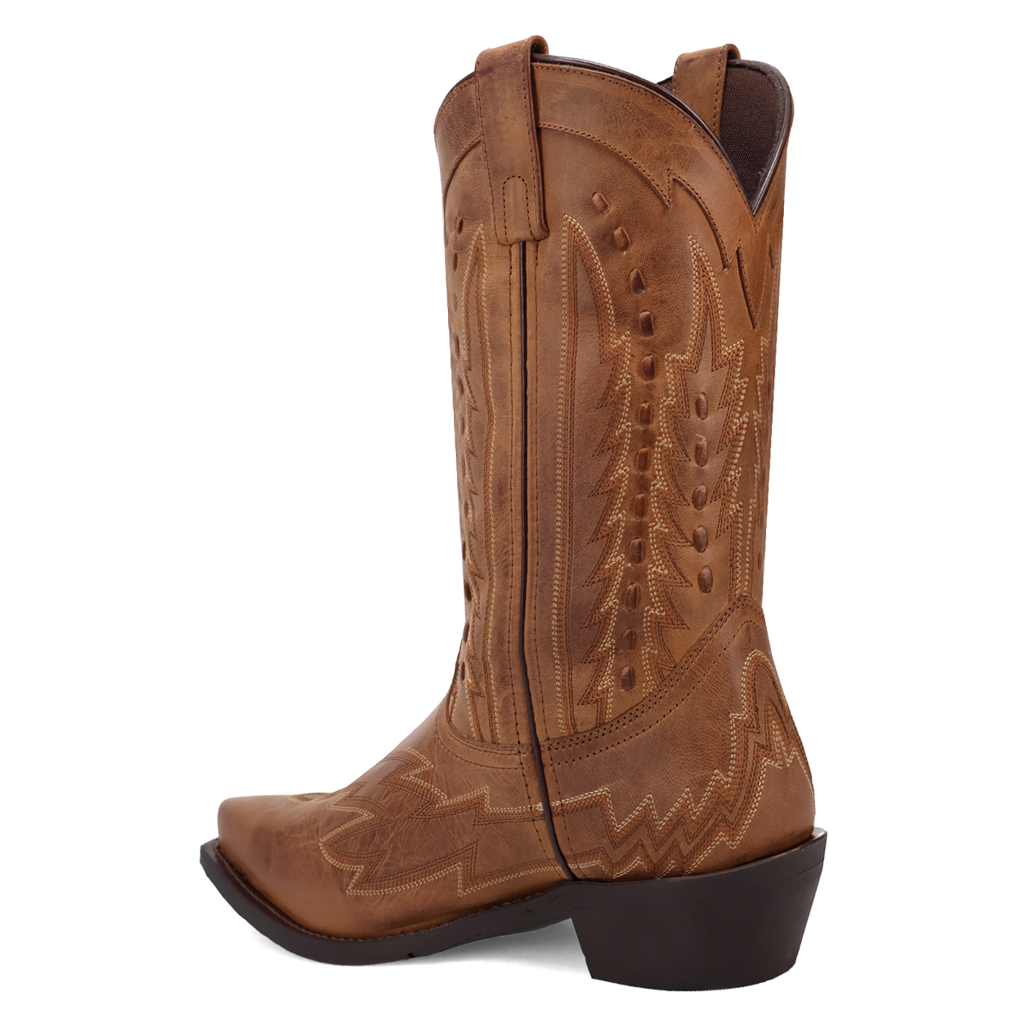 Laredo Men's Silverdale Tan Leather Snip Toe Western Boot 70017