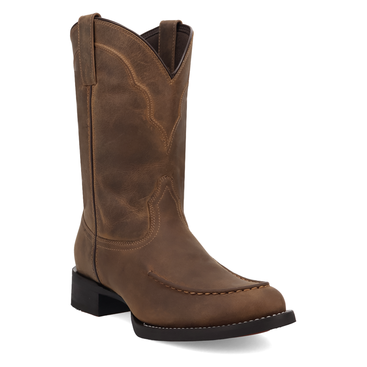 Laredo Men's Texoma Tan Leather 11" Round Toe Western Boot 70061
