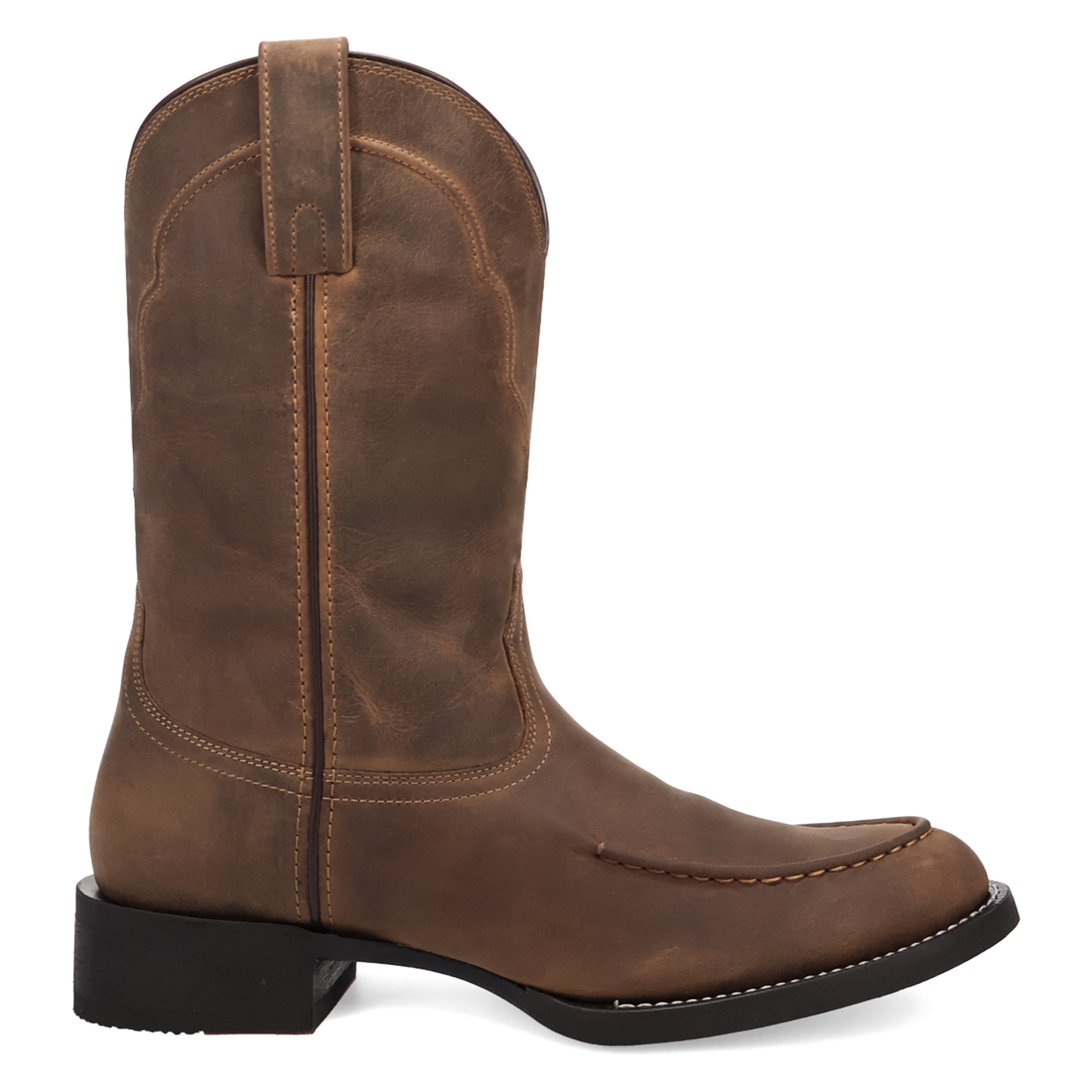 Laredo Men's Texoma Tan Leather 11" Round Toe Western Boot 70061