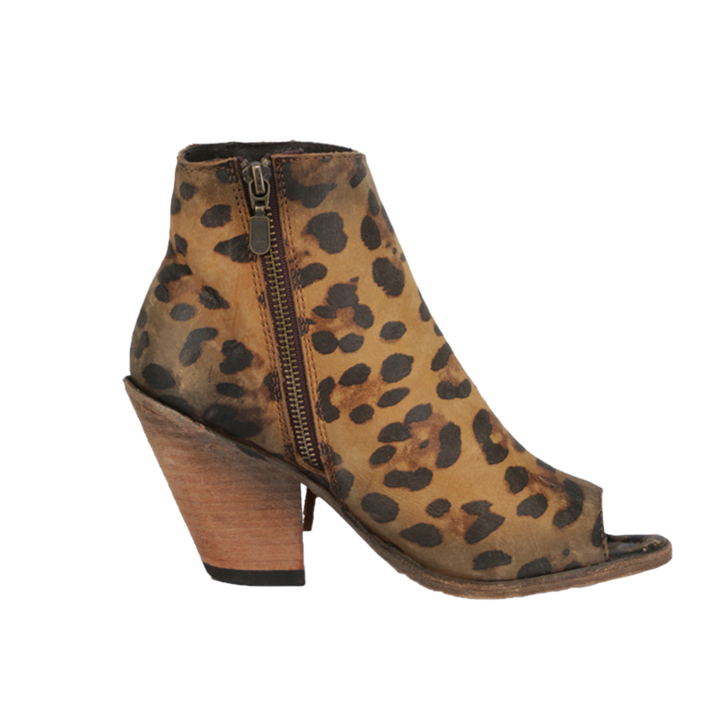 L&b leopard booties clearance
