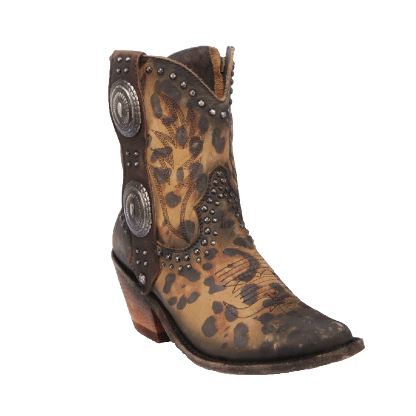 Liberty black 2025 concho boots