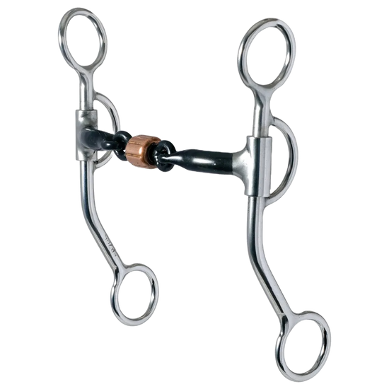 Load image into Gallery viewer, Reinsman Stage C All Around Snaffle with Copper Roller Bit 5&amp;quot;
