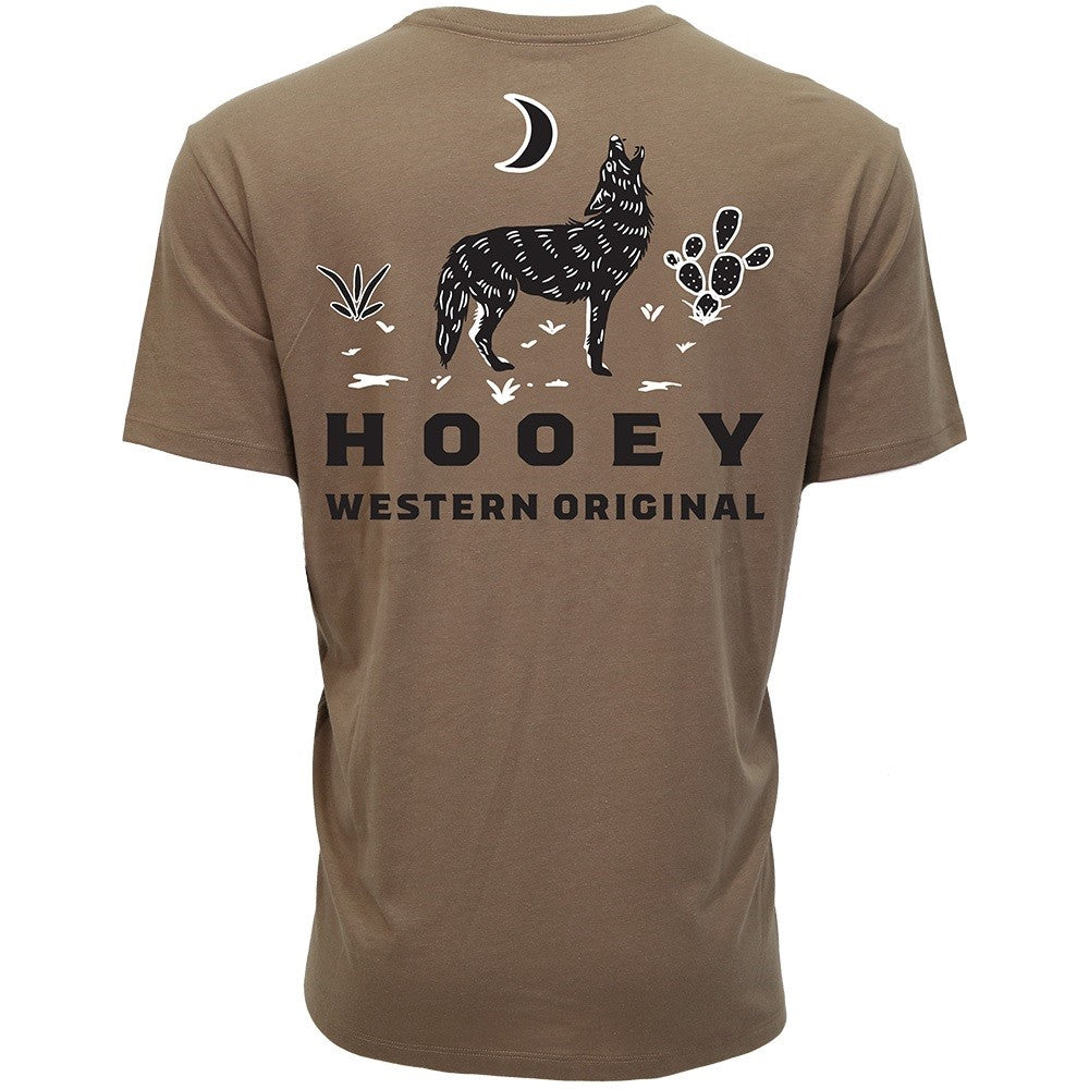 Hooey Men's Coyote Brown Short Sleeve T-Shirt HT1888BR