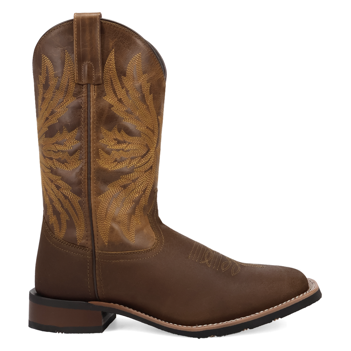 Laredo Men's Chet Dark Rust Square Toe Western Boot 8022 - Wild West Boot Store