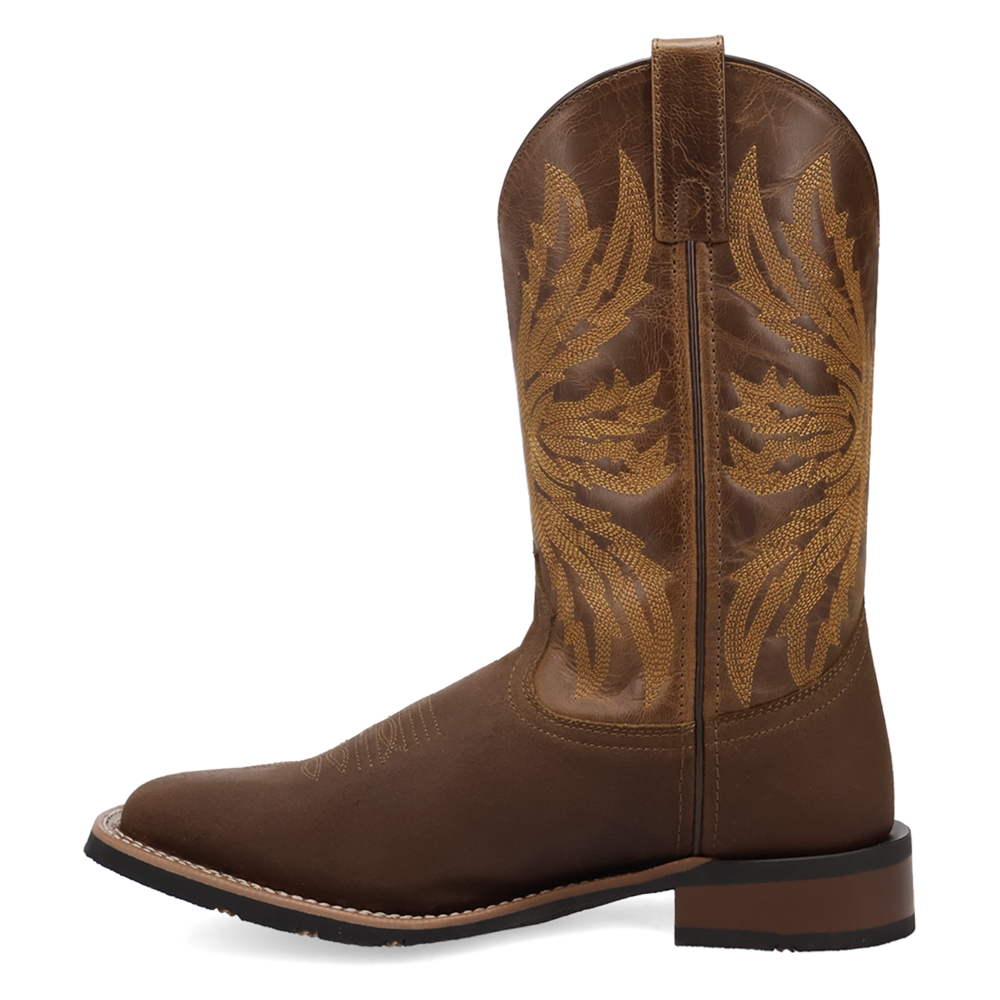 Laredo Men's Chet Dark Rust Square Toe Western Boot 8022 - Wild West Boot Store