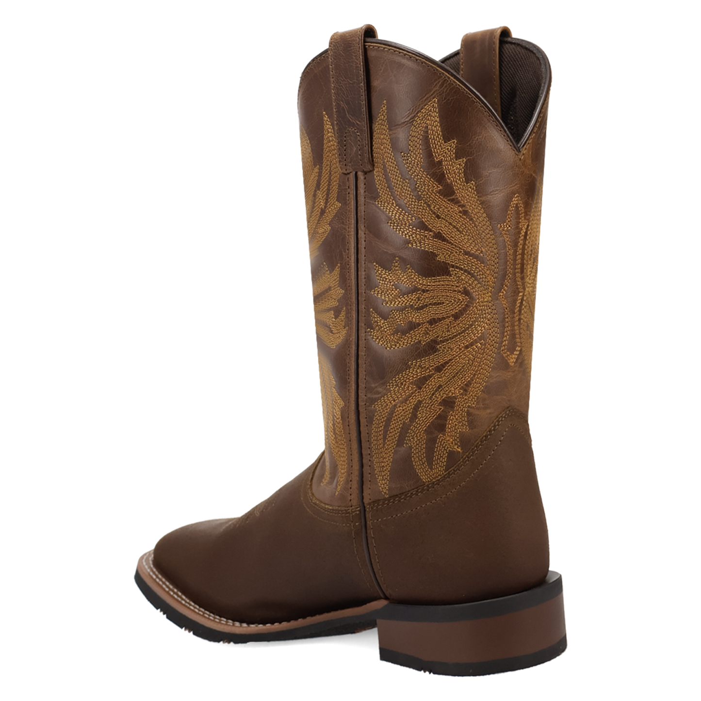 Laredo Men's Chet Dark Rust Square Toe Western Boot 8022 - Wild West Boot Store