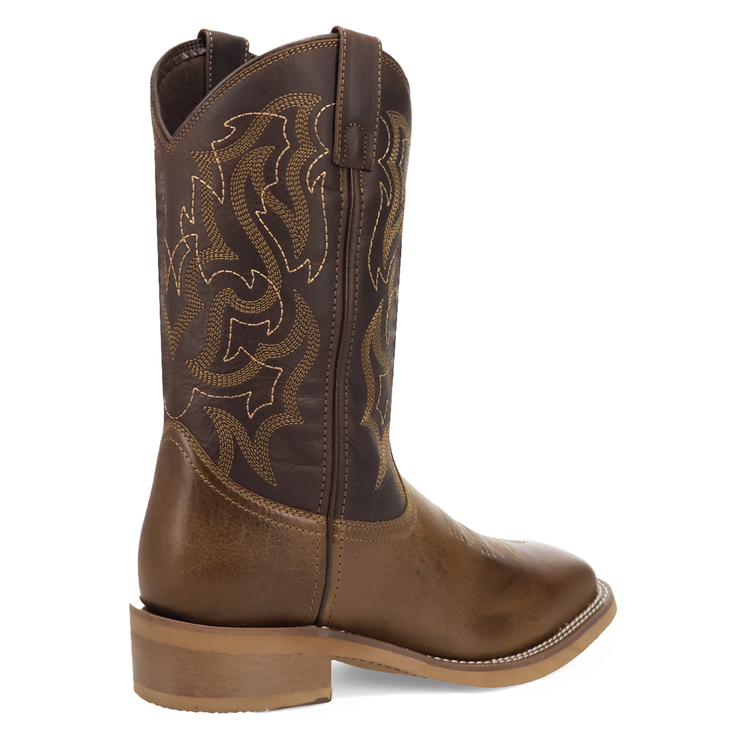 Laredo Men's Chisholm Embroidered Chocolate Brown Western Boot 8045