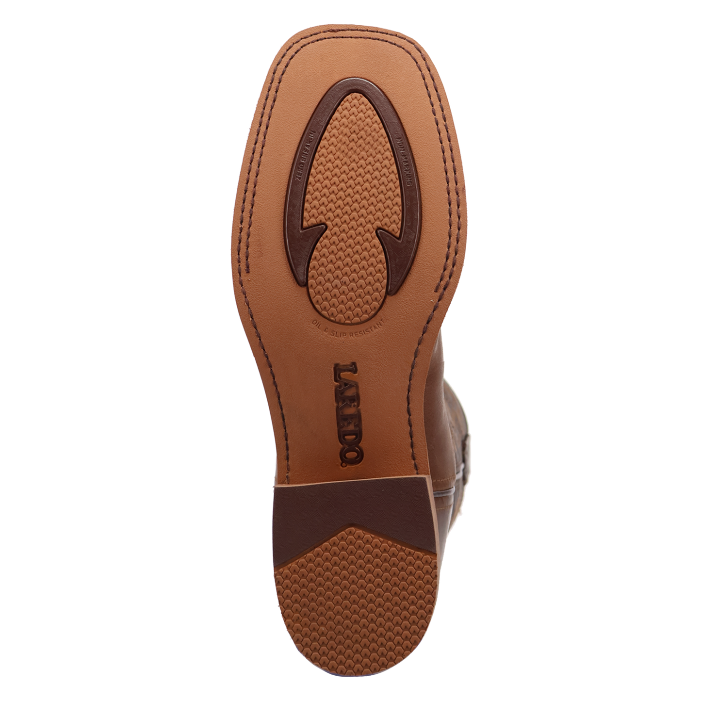 Laredo Men's Chisholm Embroidered Chocolate Brown Western Boot 8045