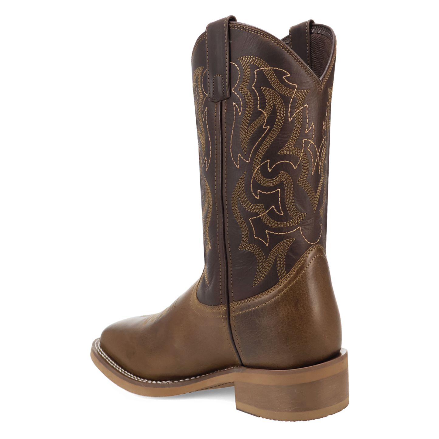 Laredo Men's Chisholm Embroidered Chocolate Brown Western Boot 8045