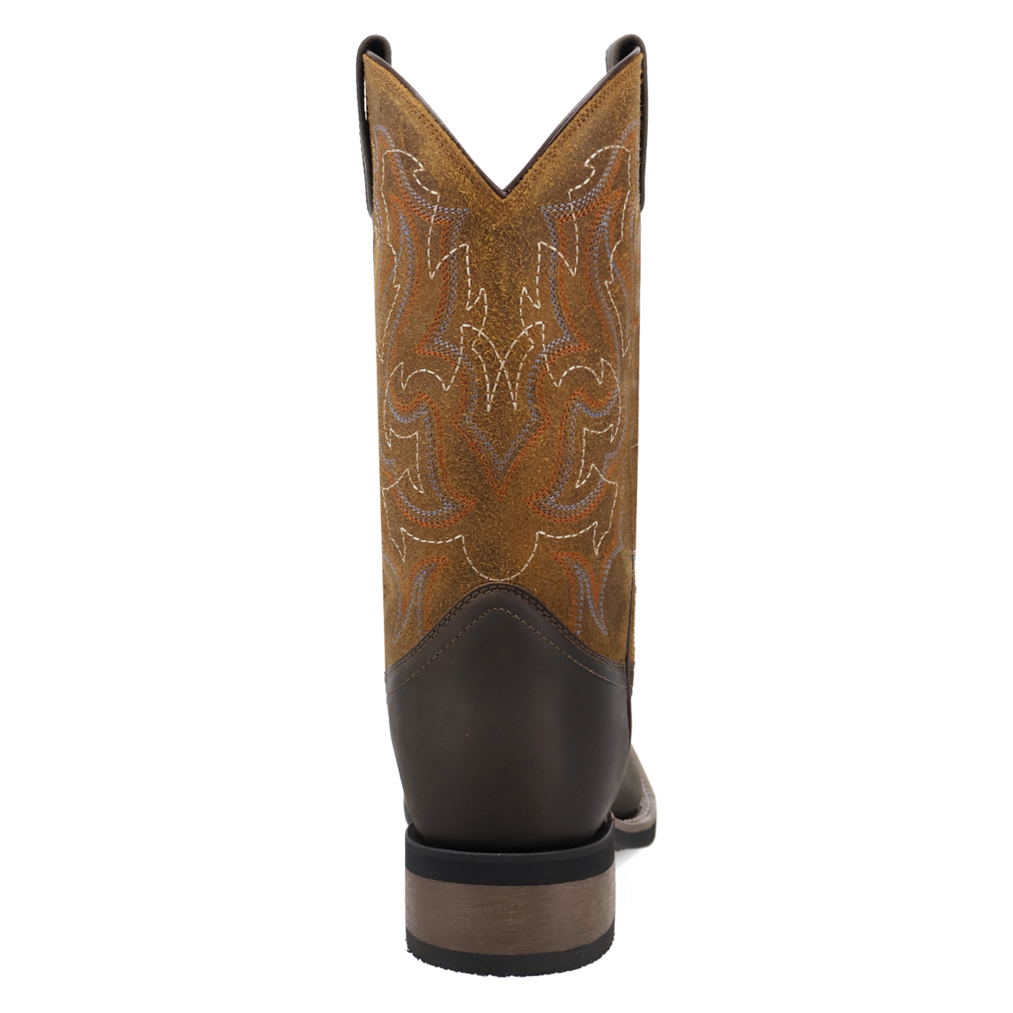 Laredo Men's Chisholm Chocolate & Tan Roughout Western Boot 8046