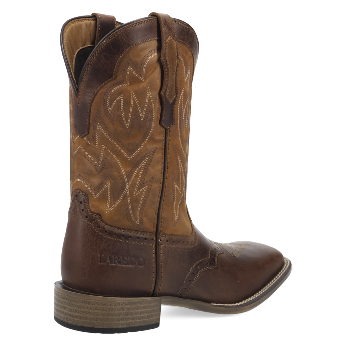 Laredo Men's Stratford Brown & Tan Leather Western Boot 8062