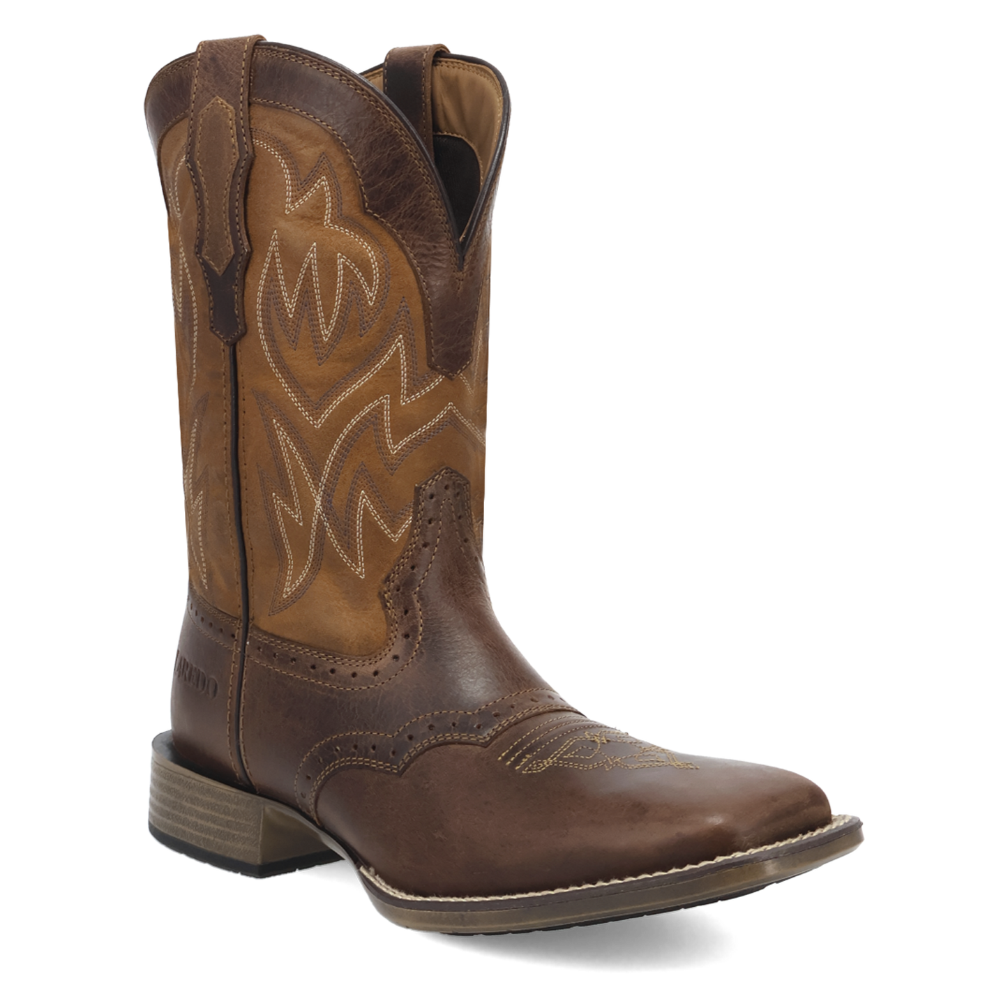 Laredo Men's Stratford Brown & Tan Leather Western Boot 8062