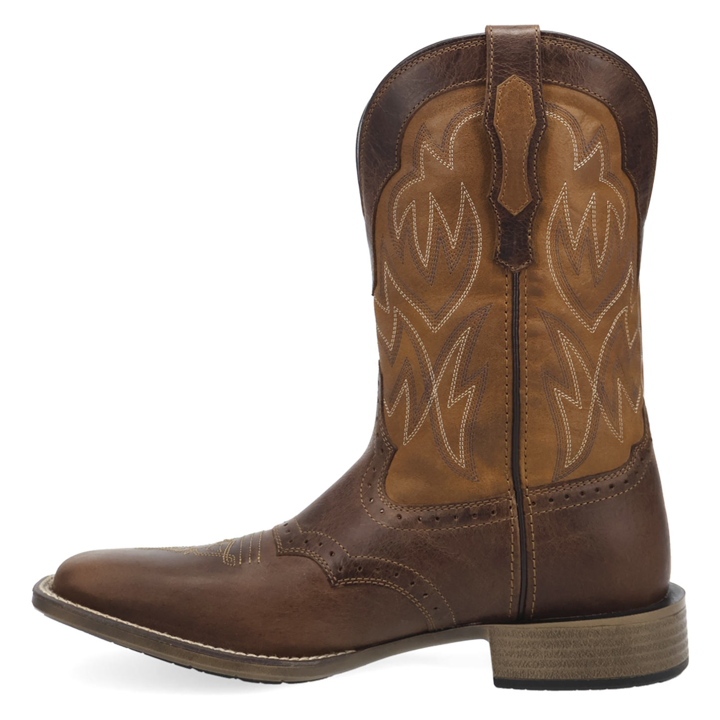 Laredo Men's Stratford Brown & Tan Leather Western Boot 8062