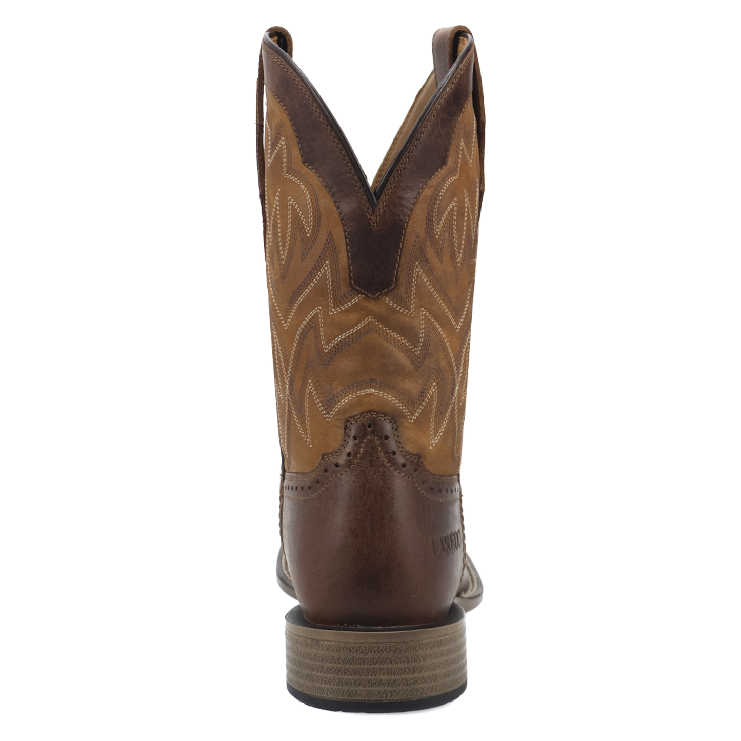 Laredo Men's Stratford Brown & Tan Leather Western Boot 8062