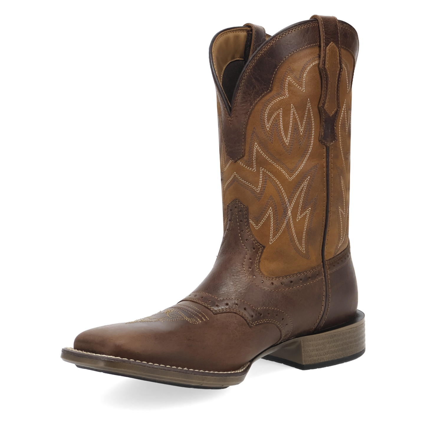 Laredo Men's Stratford Brown & Tan Leather Western Boot 8062