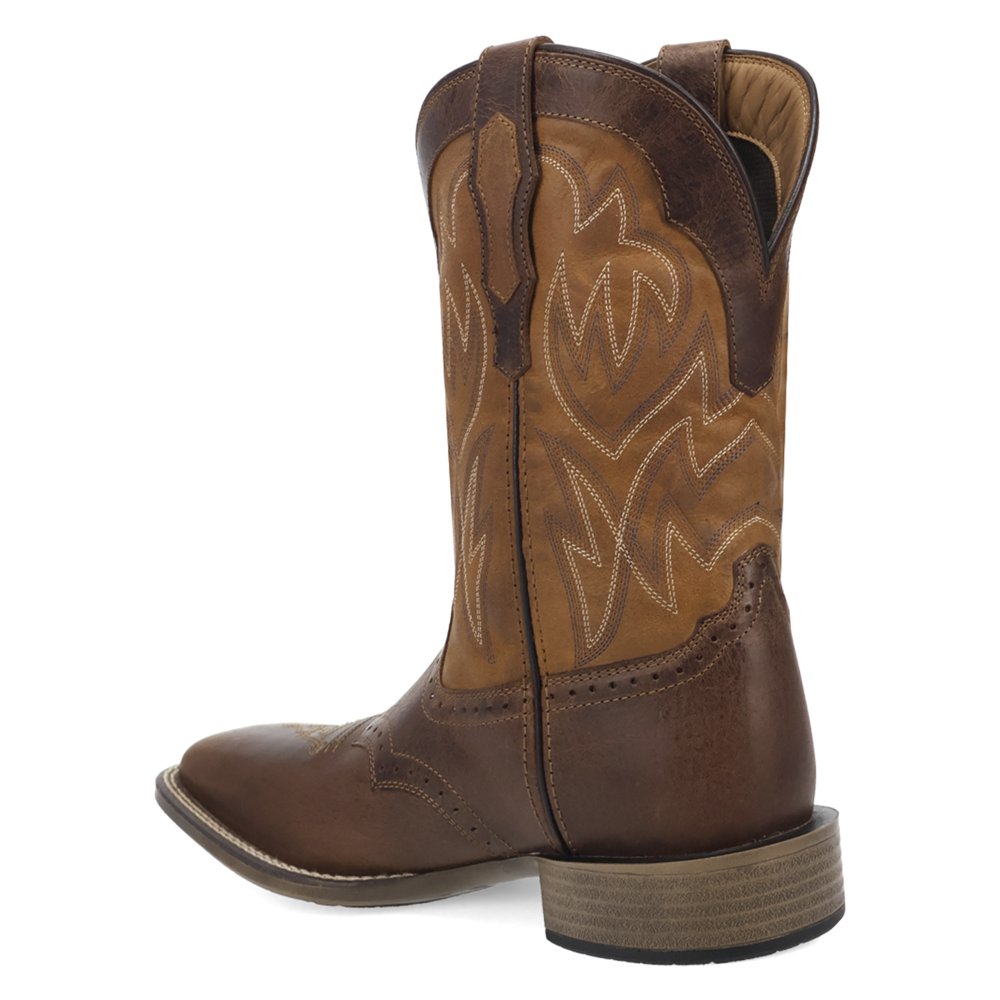 Laredo Men's Stratford Brown & Tan Leather Western Boot 8062
