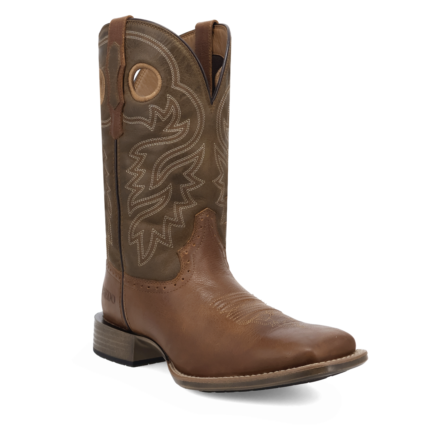 Laredo Men's Atkins Brown & Olive Leather Boot 8063