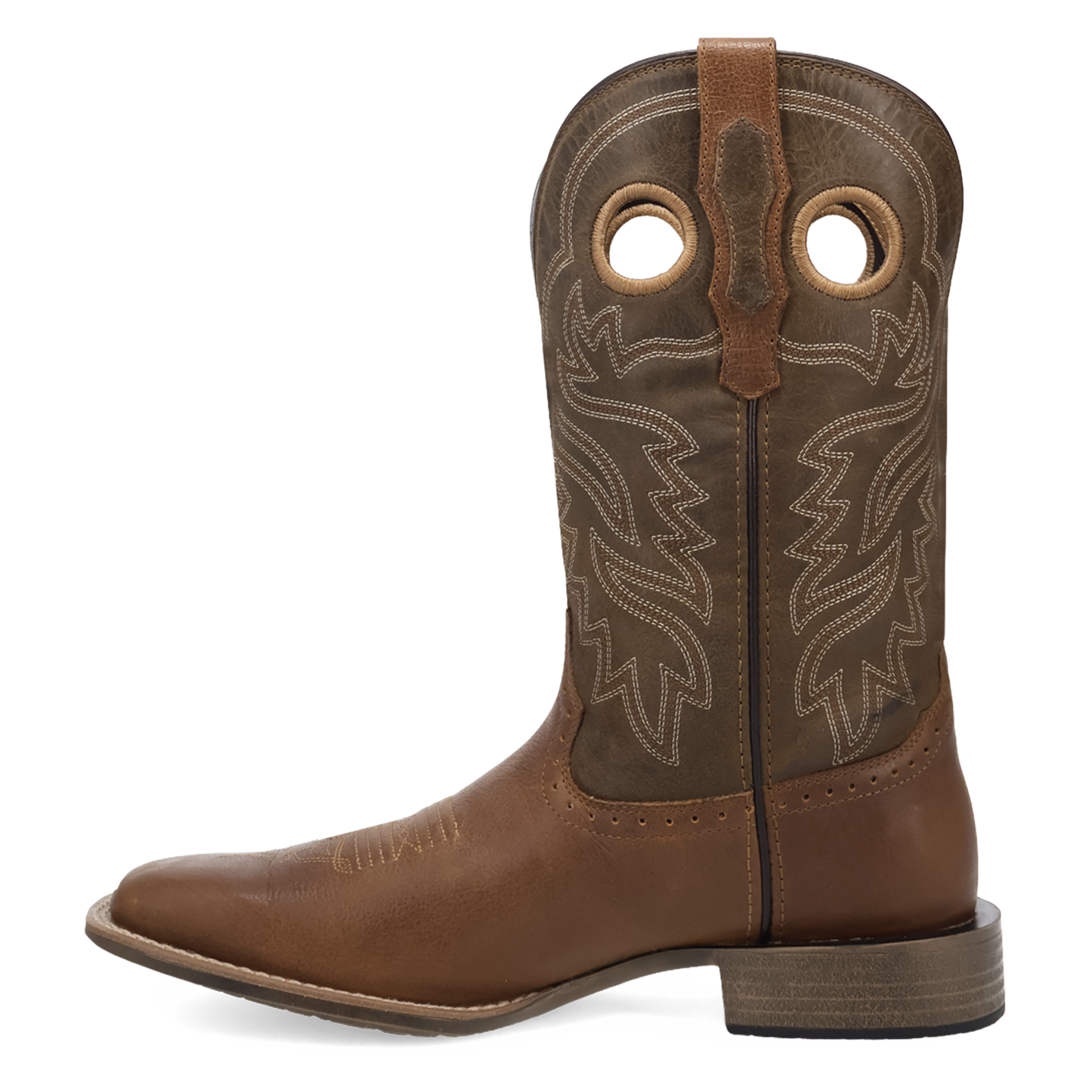 Laredo Men's Atkins Brown & Olive Leather Boot 8063