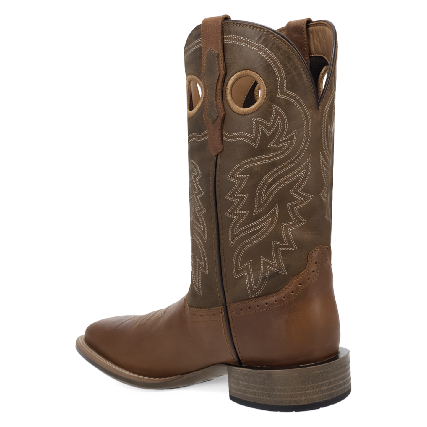 Laredo Men's Atkins Brown & Olive Leather Boot 8063