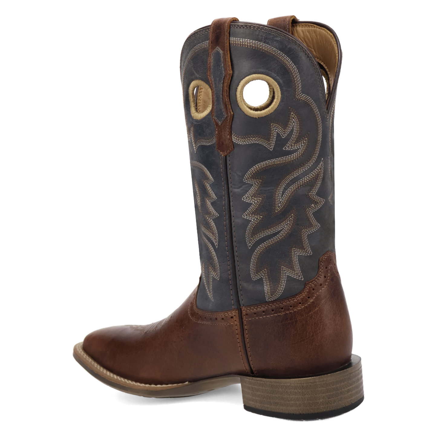 Laredo Men's Dyers Tan & Blue Leather Western Boot 8065