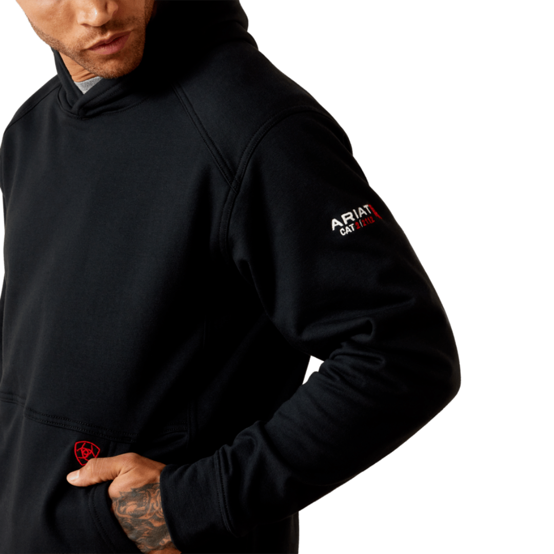 Ariat Men's FR Solid Black Hoodie 10079801