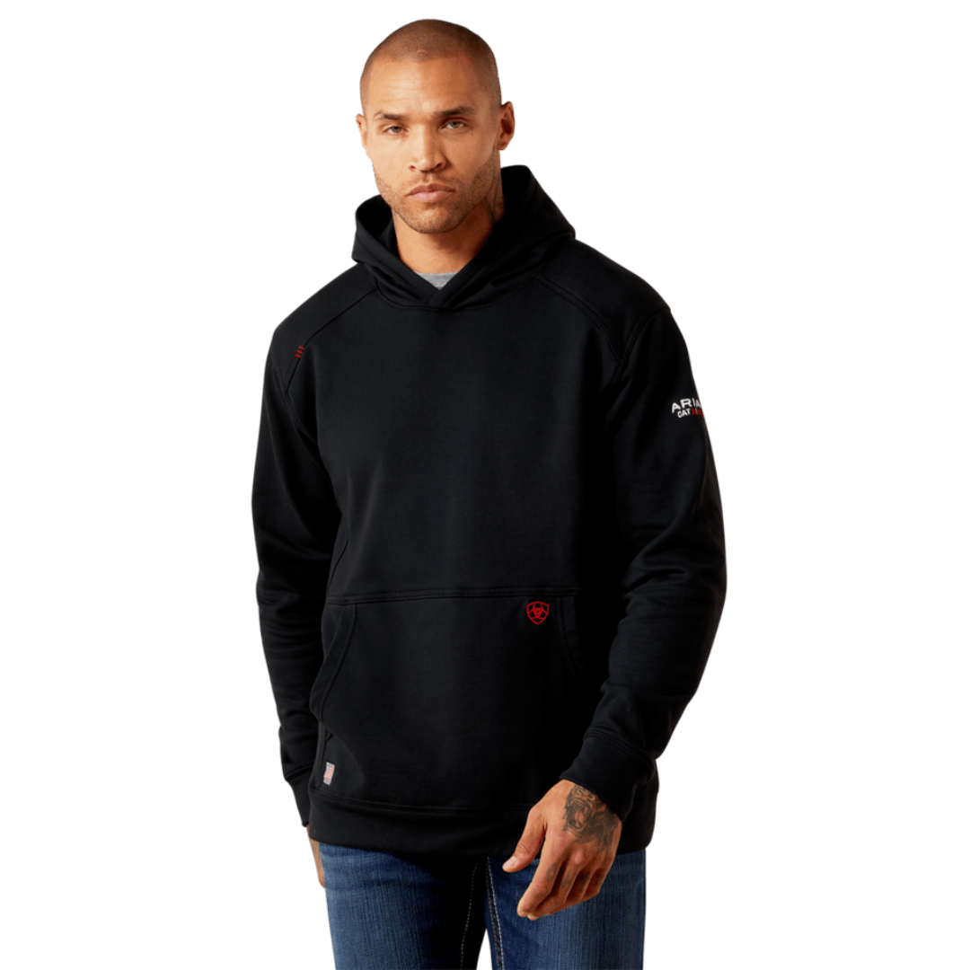 Ariat Men's FR Solid Black Hoodie 10079801