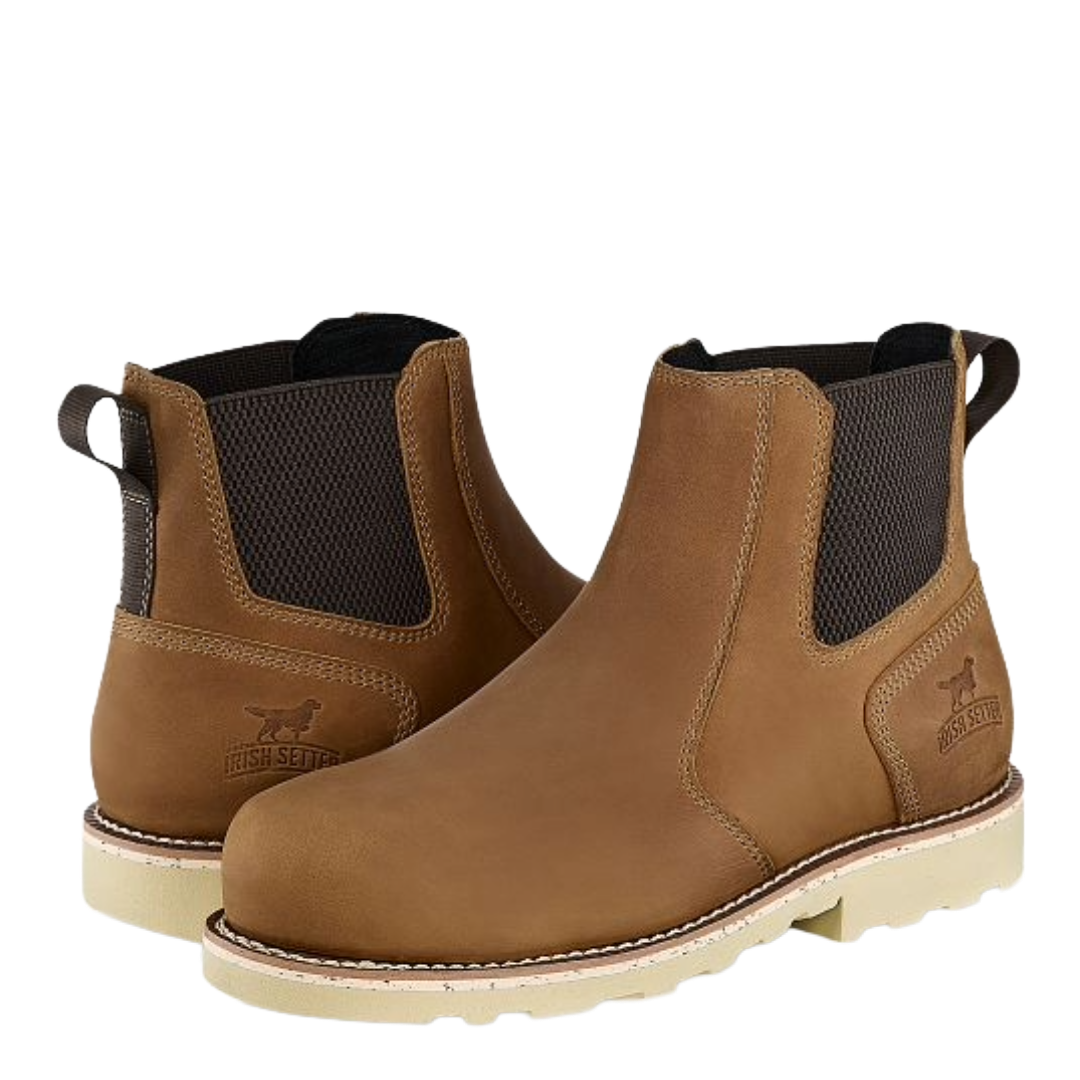 Irish Setter Men's Pinestone 6" Brown Pull-On Steel Toe Boot 84600