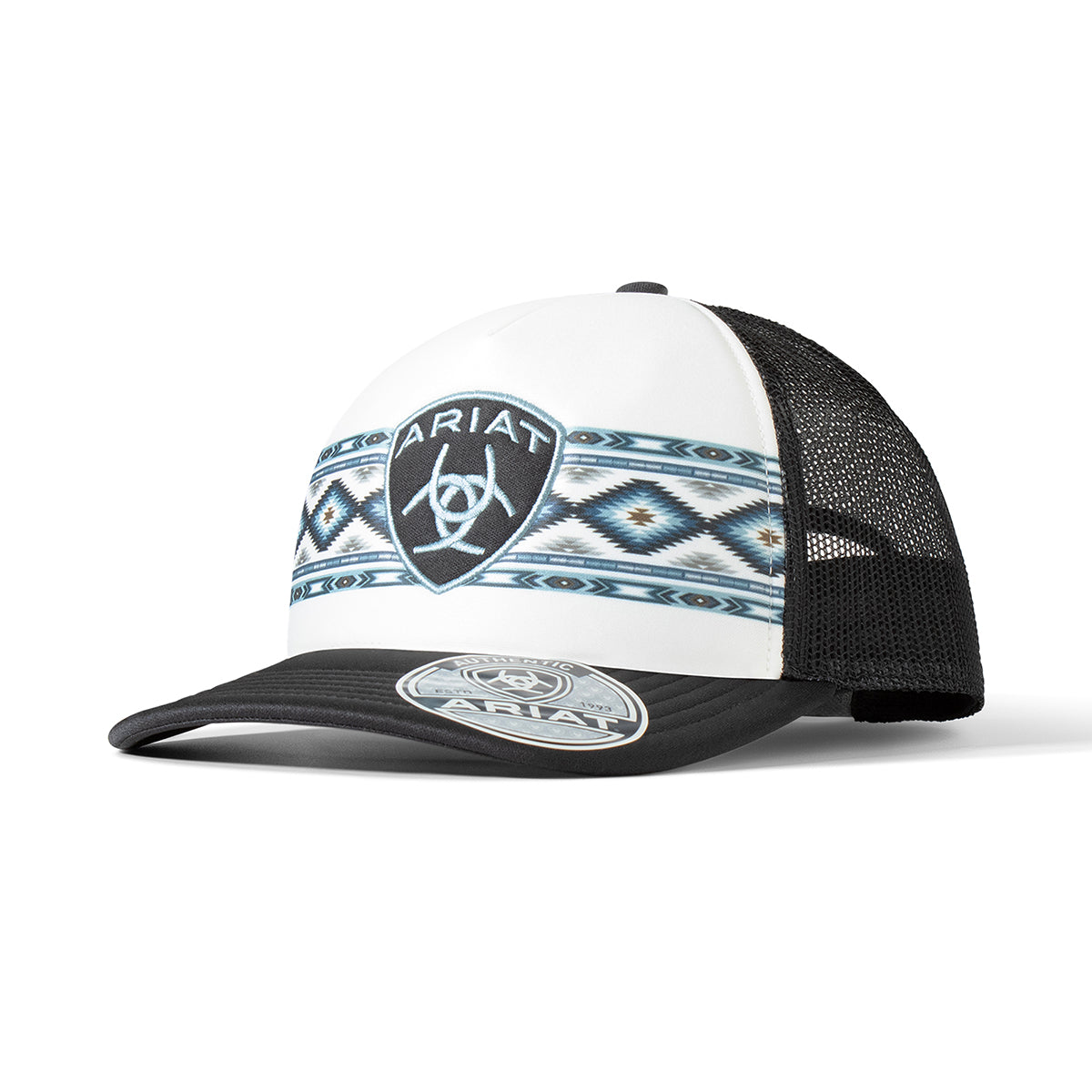 Ariat Ladies Black and White Southwest Pattern Hat A300088162