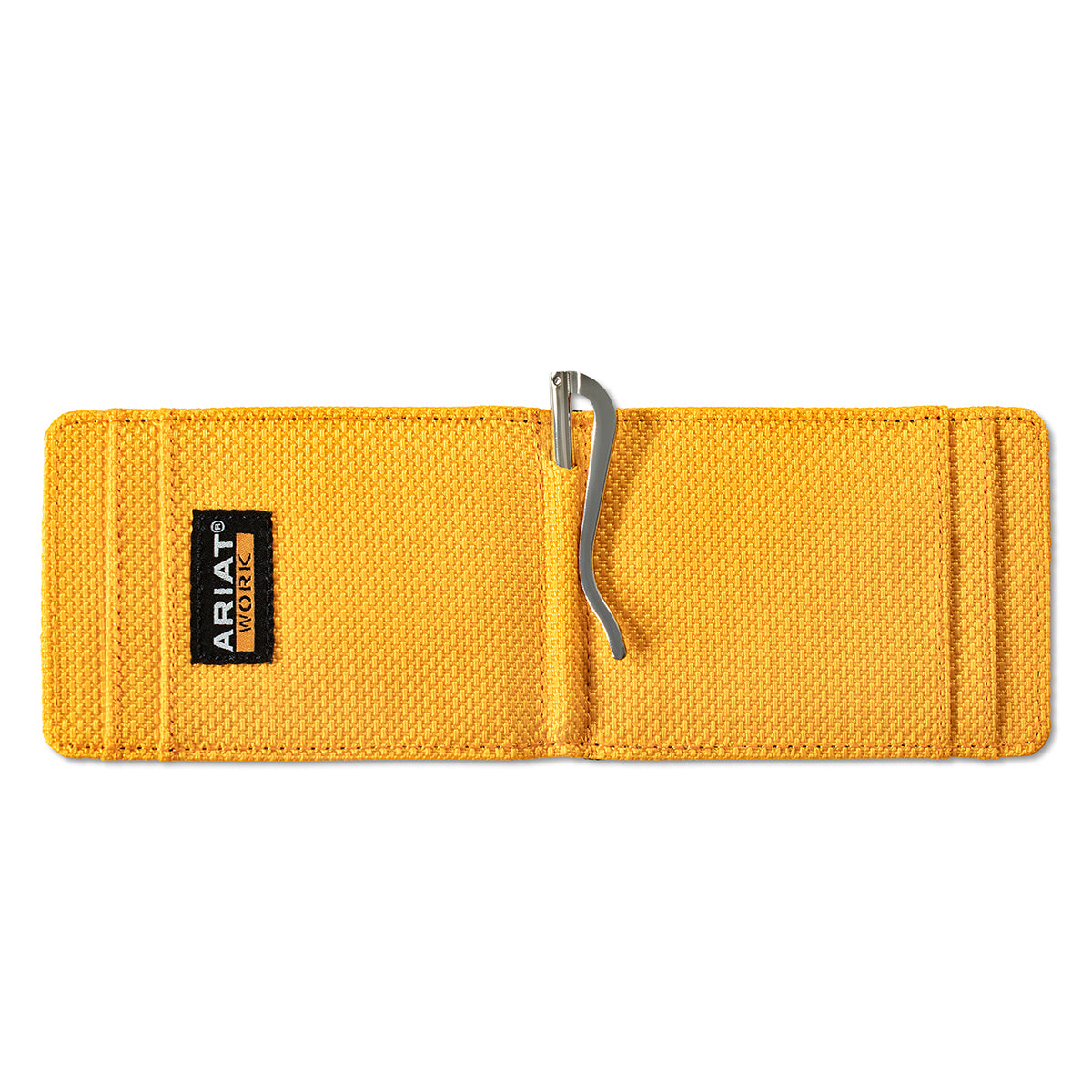 Ariat Men's Bifold Money Clip Roughneck Blue Wallet A3402427