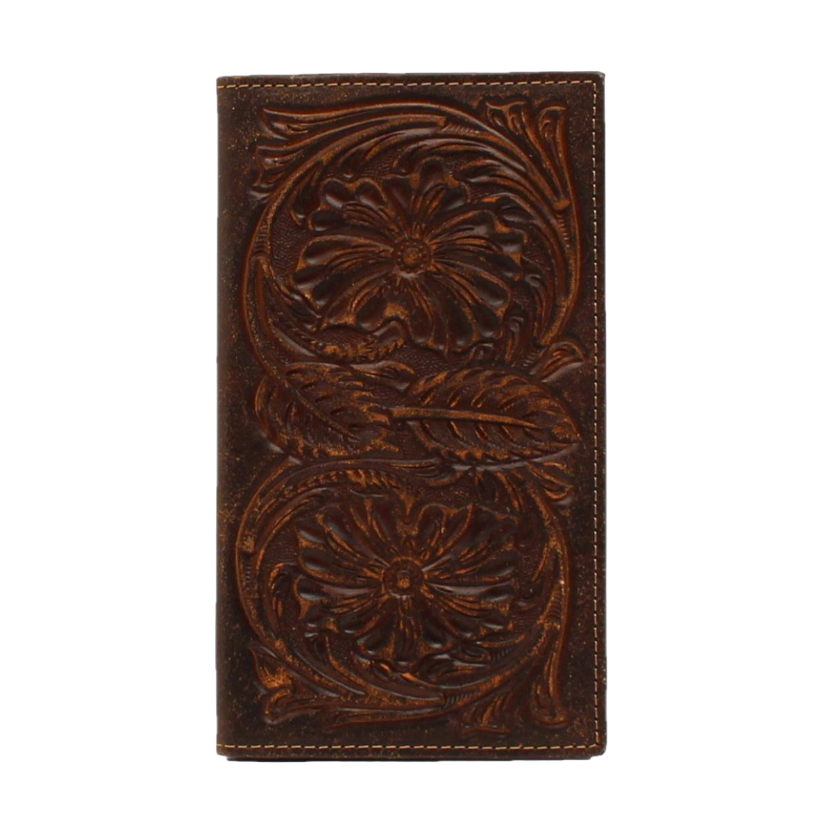 Ariat® Men's Floral Embossed Rodeo Wallet A3524602
